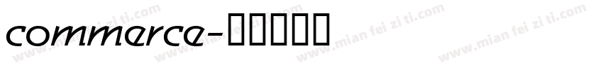 commerce字体转换
