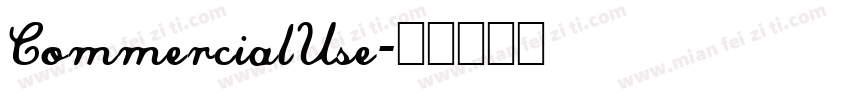 CommercialUse字体转换