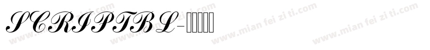 SCRIPTBL字体转换