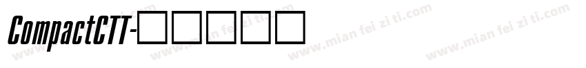 CompactCTT字体转换