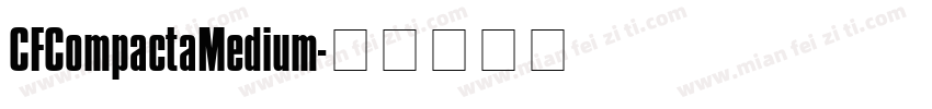 CFCompactaMedium字体转换