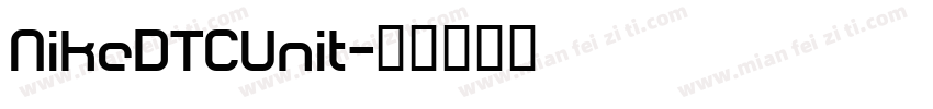 NikeDTCUnit字体转换