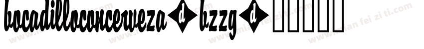 BocadilloConCerveza-BZZG字体转换