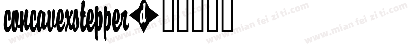 ConcavexStepper字体转换