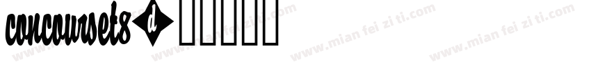 ConcourseT8字体转换