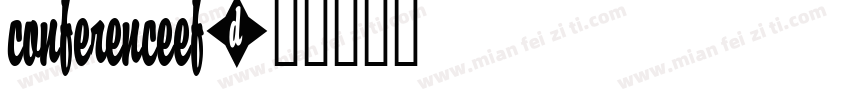 ConferenceEF字体转换