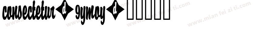 Consectetur-9YMoy字体转换