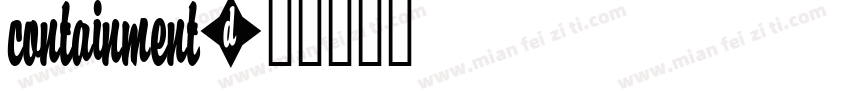 Containment字体转换