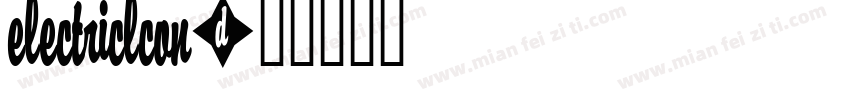 Electriclcon字体转换