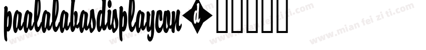 PaalalabasDisplayCon字体转换