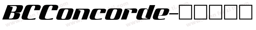 BCConcorde字体转换
