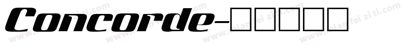 Concorde字体转换