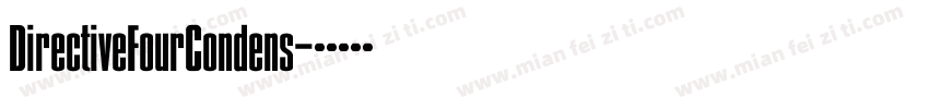 DirectiveFourCondens字体转换