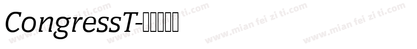 CongressT字体转换