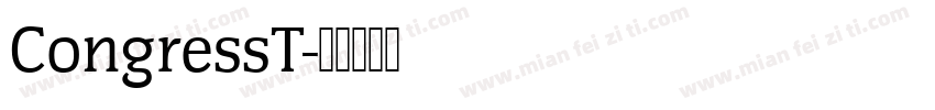 CongressT字体转换
