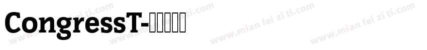 CongressT字体转换