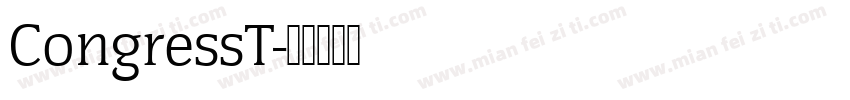 CongressT字体转换