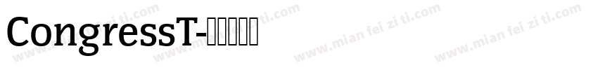 CongressT字体转换