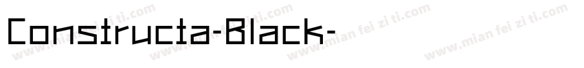 Constructa-Black字体转换