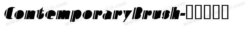 ContemporaryBrush字体转换