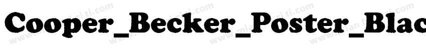 Cooper_Becker_Poster_Black字体转换