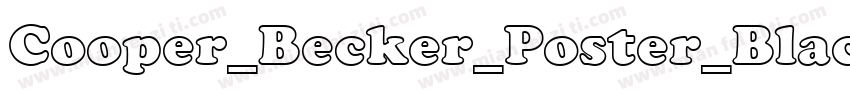 Cooper_Becker_Poster_Black字体转换