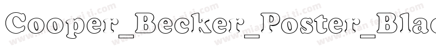 Cooper_Becker_Poster_Black字体转换