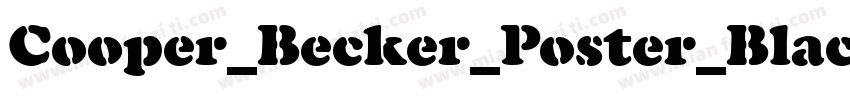 Cooper_Becker_Poster_Black字体转换