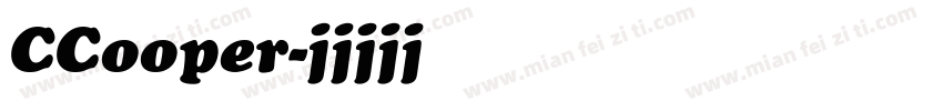 CCooper字体转换