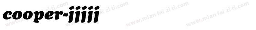 cooper字体转换