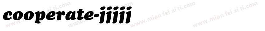 cooperate字体转换