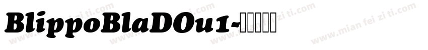 BlippoBlaDOu1字体转换