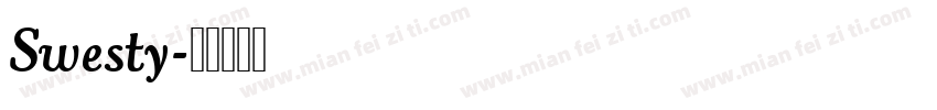 Swesty字体转换