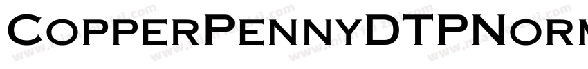 CopperPennyDTPNormal字体转换