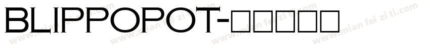 BlippoPOT字体转换