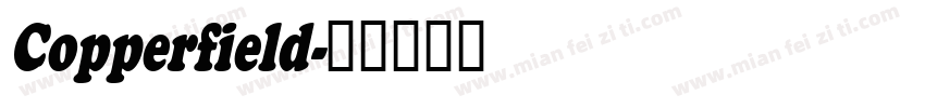 Copperfield字体转换