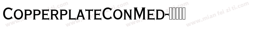 CopperplateConMed字体转换