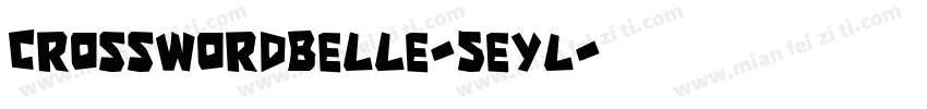 Crosswordbelle-5EyL字体转换