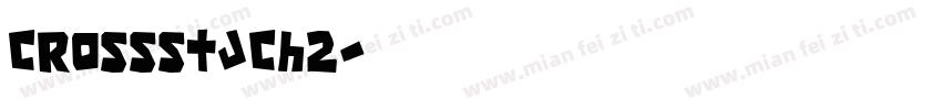 crossstjch2字体转换