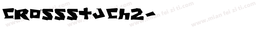 crossstjch2字体转换