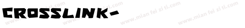 Crosslink字体转换