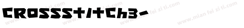 crossstitch3字体转换