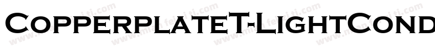 CopperplateT-LightCondensed字体转换