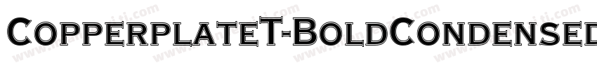 CopperplateT-BoldCondensed字体转换
