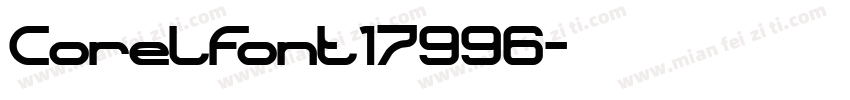 CorelFont17996字体转换