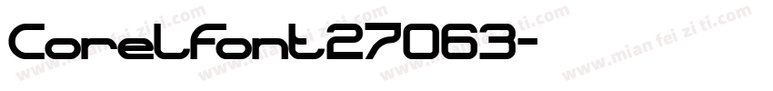 CorelFont27063字体转换