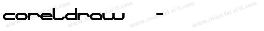 coreldraw改字库字体转换