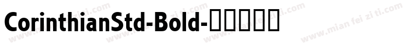 CorinthianStd-Bold字体转换