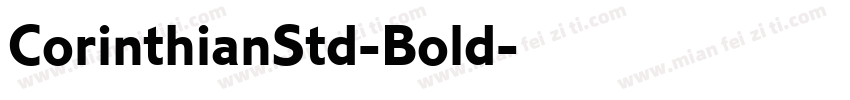 CorinthianStd-Bold字体转换