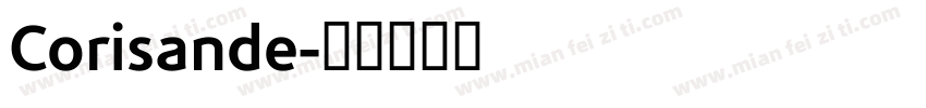 Corisande字体转换